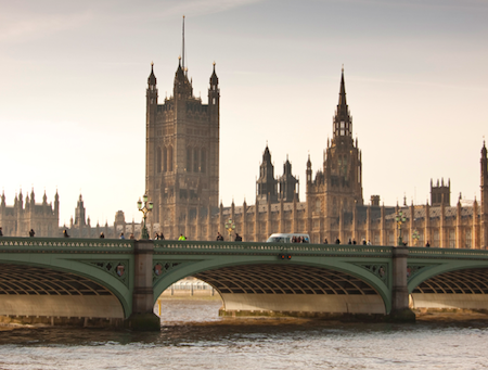 Westminster bridge & parliament