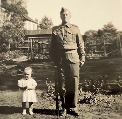 Harry Woolacott and daughter